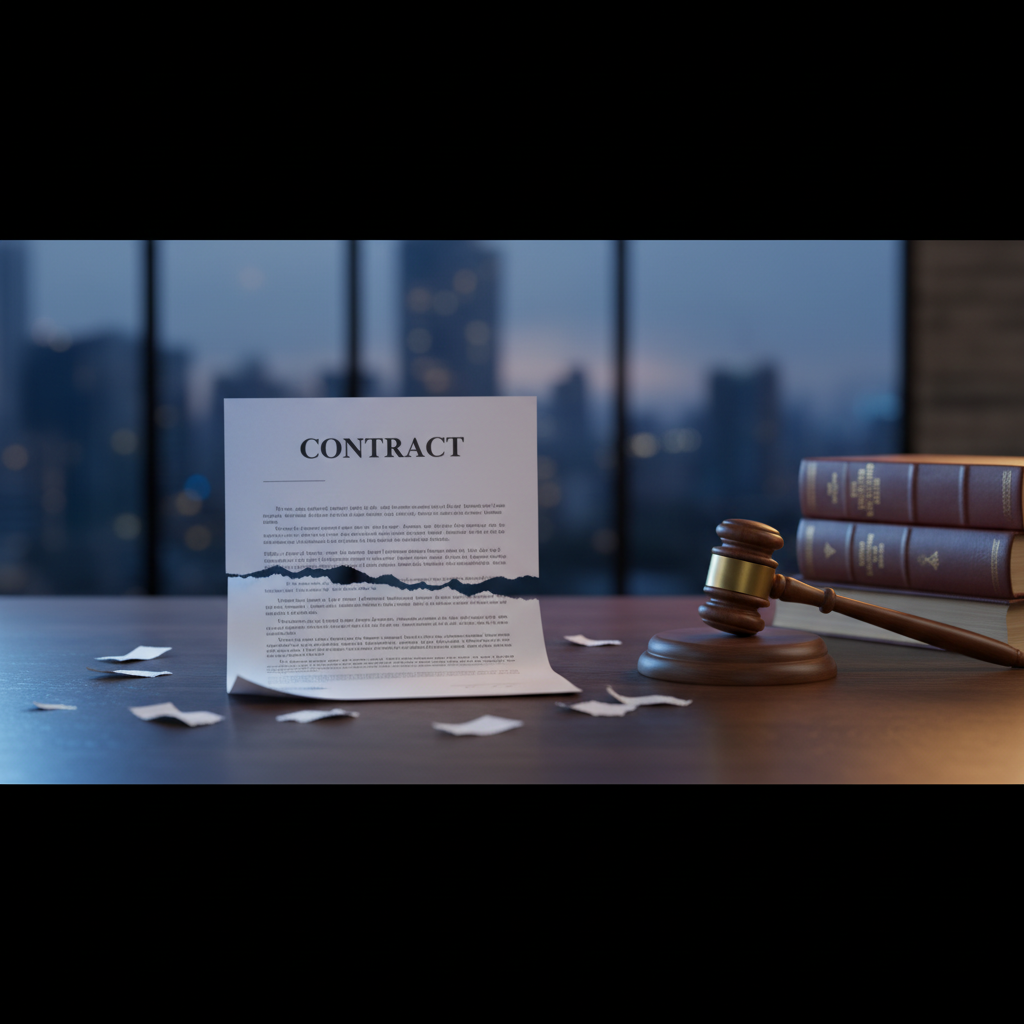 Wat te doen bij contractbreuk: Juridische stappen en oplossingen